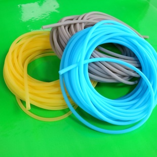 Infinite Length Oil Spray Silicone Tube Water Pipe Transparent Yellow Blue Gray Feel Oil Silicone Tube Translucent Hose