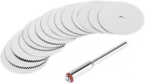 15PCS电磨配件 木用不锈钢锯片 迷你小切片切割片 锯片