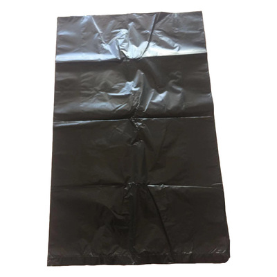 黑色大垃圾袋物业园林酒店环卫垃圾袋大号平口加厚一次性塑料袋