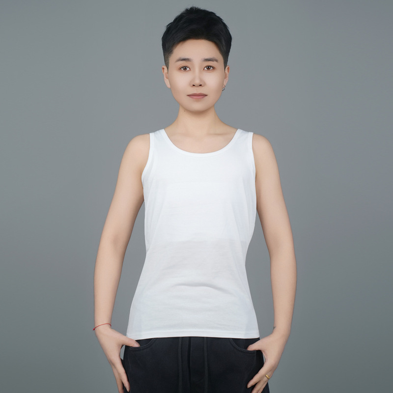 Cross-dressing vest for outer wear, stylish cross-dressing chest binder, long bandage shapewear for women, super flat chest for les sports, chest concealer