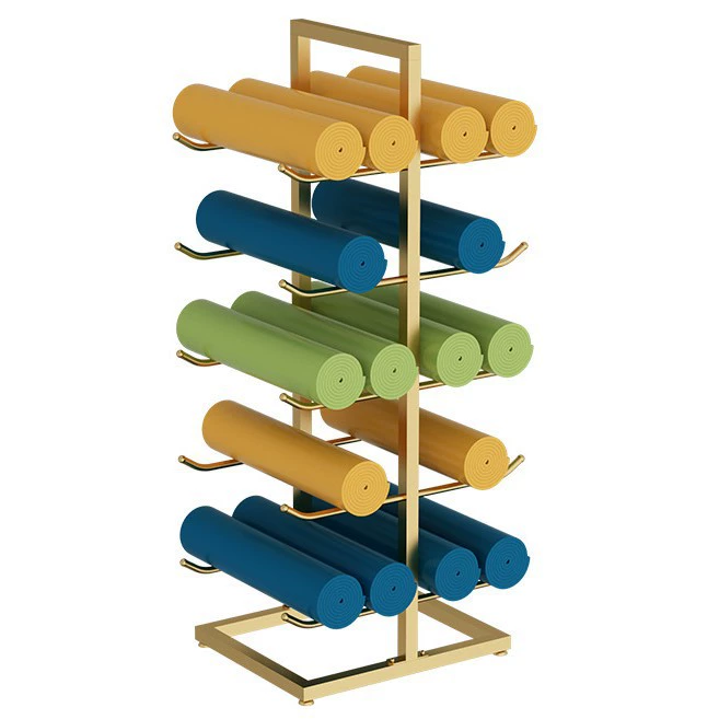 Стеллаж для хранения роликов из пеноматериала Yoga Studio многослойный Коврик для йоги большой емкости стеллаж для хранения ковров для детского сада