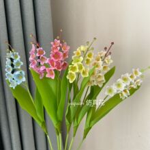 新款仿真铃兰绢花婚庆婚礼堂装饰插花家居桌花影楼道具外贸花