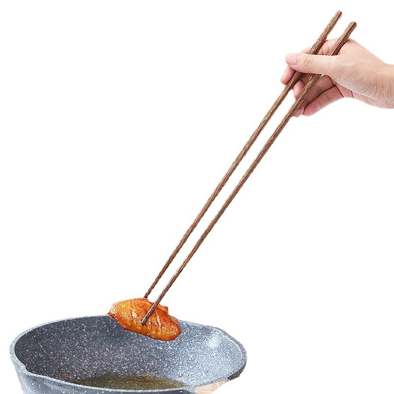 鍋物専用箸鶏翅木質すくい面箸火鍋箸揚げ油条の無漆無ワックス実木箸|undefined