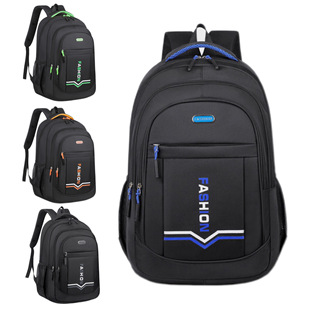 Cross-Border Backpack Men's Large-Capacity Business Computer Backpack Women's Travel Bag High School Junior High School Student Bag