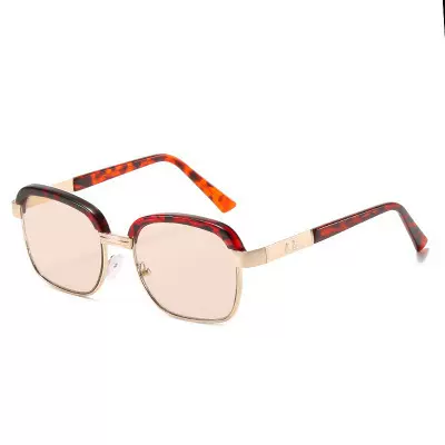 2020新款眉毛大框太阳镜 跑江湖复古司机玻璃眼镜石头镜厂家直供