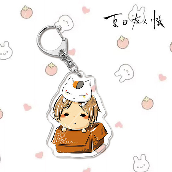 夏目友人帳 夏目貴志 猫先生 斑夏目玲子 周辺ギフト ペンダント アクリルキーホルダー|undefined