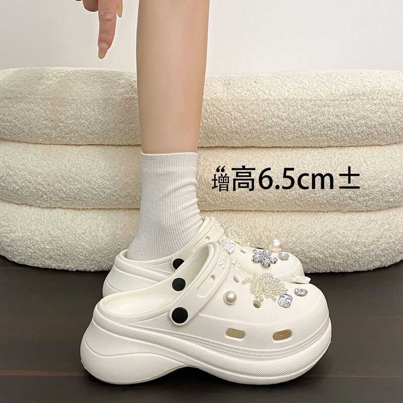 Women's thick-soled clogs 2026 new model height-increasing sandals EVA stylish arch support outdoor slippers for summer Women's thick-soled clogs 2026 new model height-increasing sandals EVA stylish arch support outdoor slippers for summer