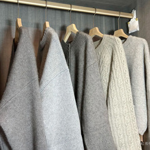 濮院秋冬季女士上衣针织毛衣女通勤风软糯十三行女装批货尾货批发