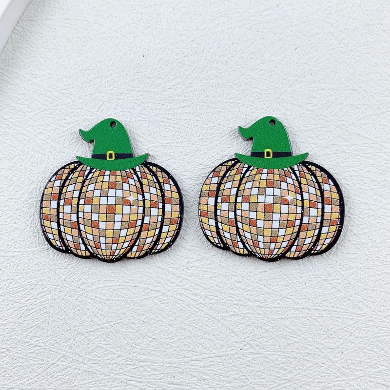 越境新品ハロウィーンアクリルかぼちゃ猫シリーズペンダントDIYアクセサリーストラップ材料部品|undefined