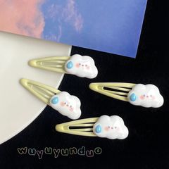 Cute, Speechless Cloud BB Clip with an Instagram-Inspired Girly Charm — Sweet Side Clips, Fun Student Hair Accessories, and Cartoon-Style Hairpins for Girls
