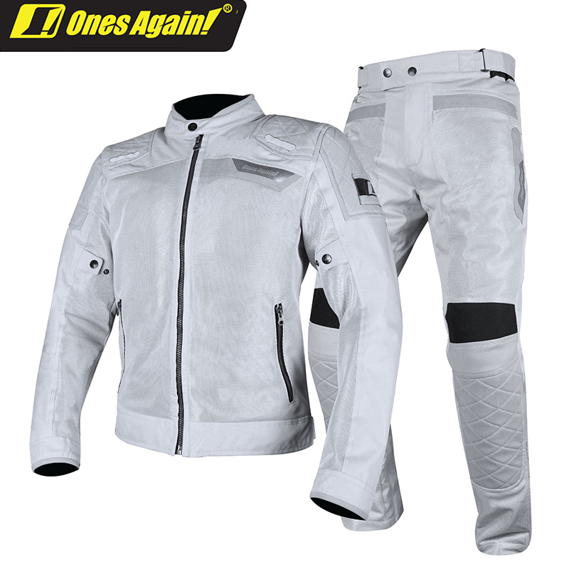 Motorcycle Motorcycle Riding Suit Spring and Summer Anti-fall Suit Knight Equipment Men's Racing Four Seasons Mesh Breathable Rally Suit