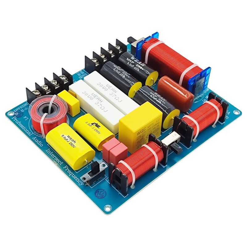 Profesional etapa altavoz divisor de frecuencia secundaria baja de tres vías fiebre KTV tarjeta caja crossover distribuidor