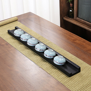 Tea Cup Rack Natural Ujin Stone Tea Ceremony Accessories Household Tea Set Storage Rack Simple Tea Drying Cup Storage Cup Holder