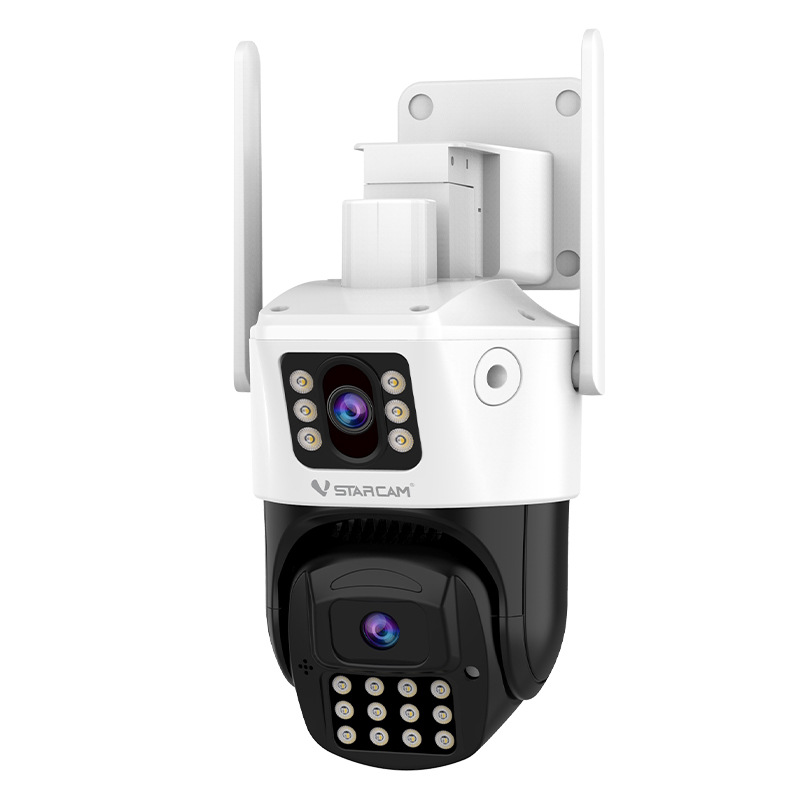 Cámara de vigilancia transfronteriza 4G, inalámbrica para exteriores, alta definición, visión nocturna a todo color, monitor exterior para el hogar