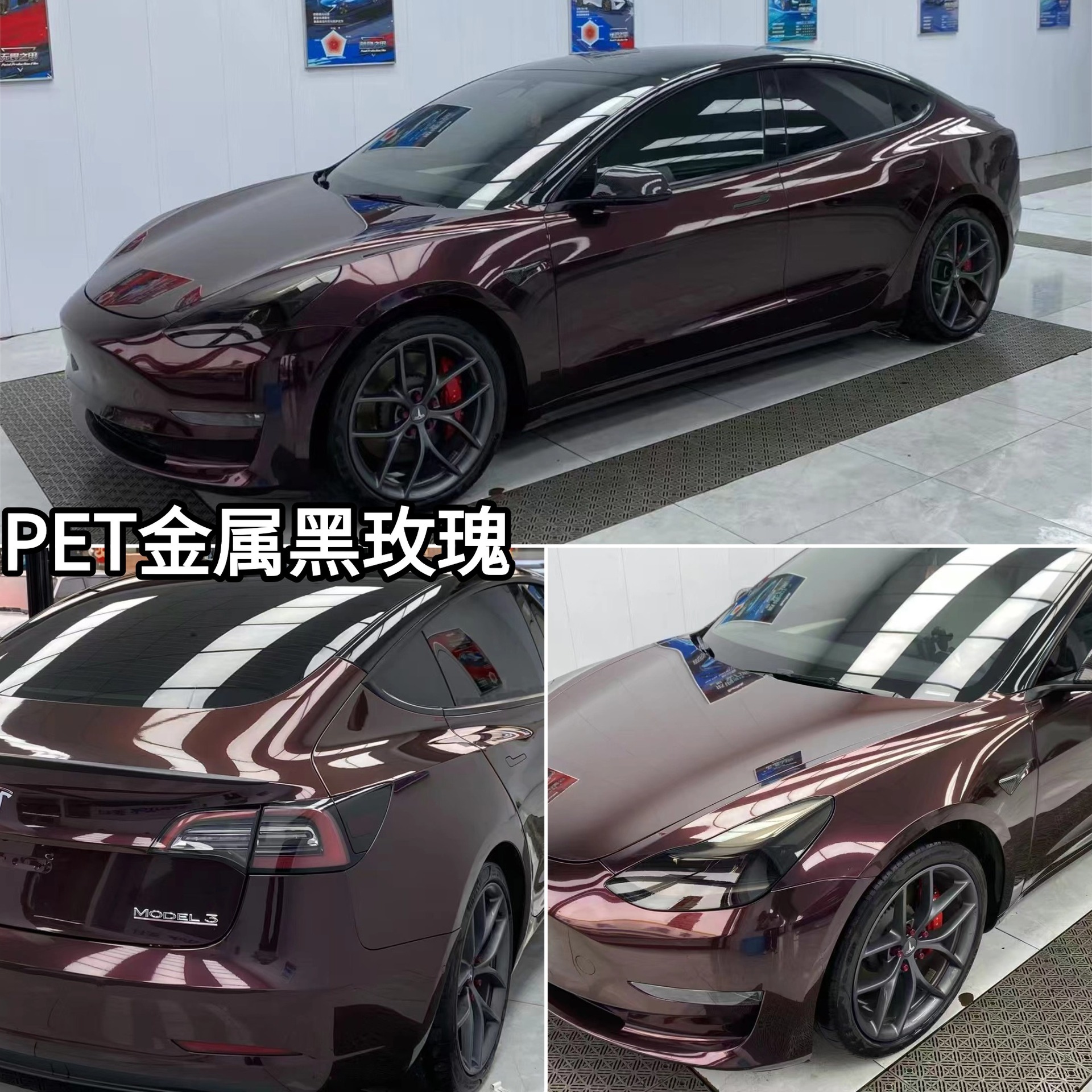 Super Bright Metallic Gt Silver Color-Changing Film, Full Car Wrap, Popular Online Trend, Personalized Modification, Direct Sales from the Manufacturer