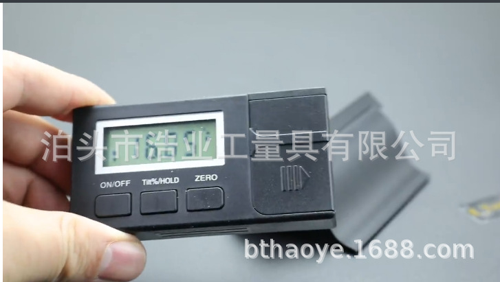 数显角度尺 电子坡度仪 迷你两面带磁数显鱼雷倾角仪4x90度
