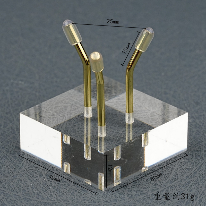 水晶簇水晶原石支架矿标原石支架水晶收纳摆件支架亚克力实木底座|undefined