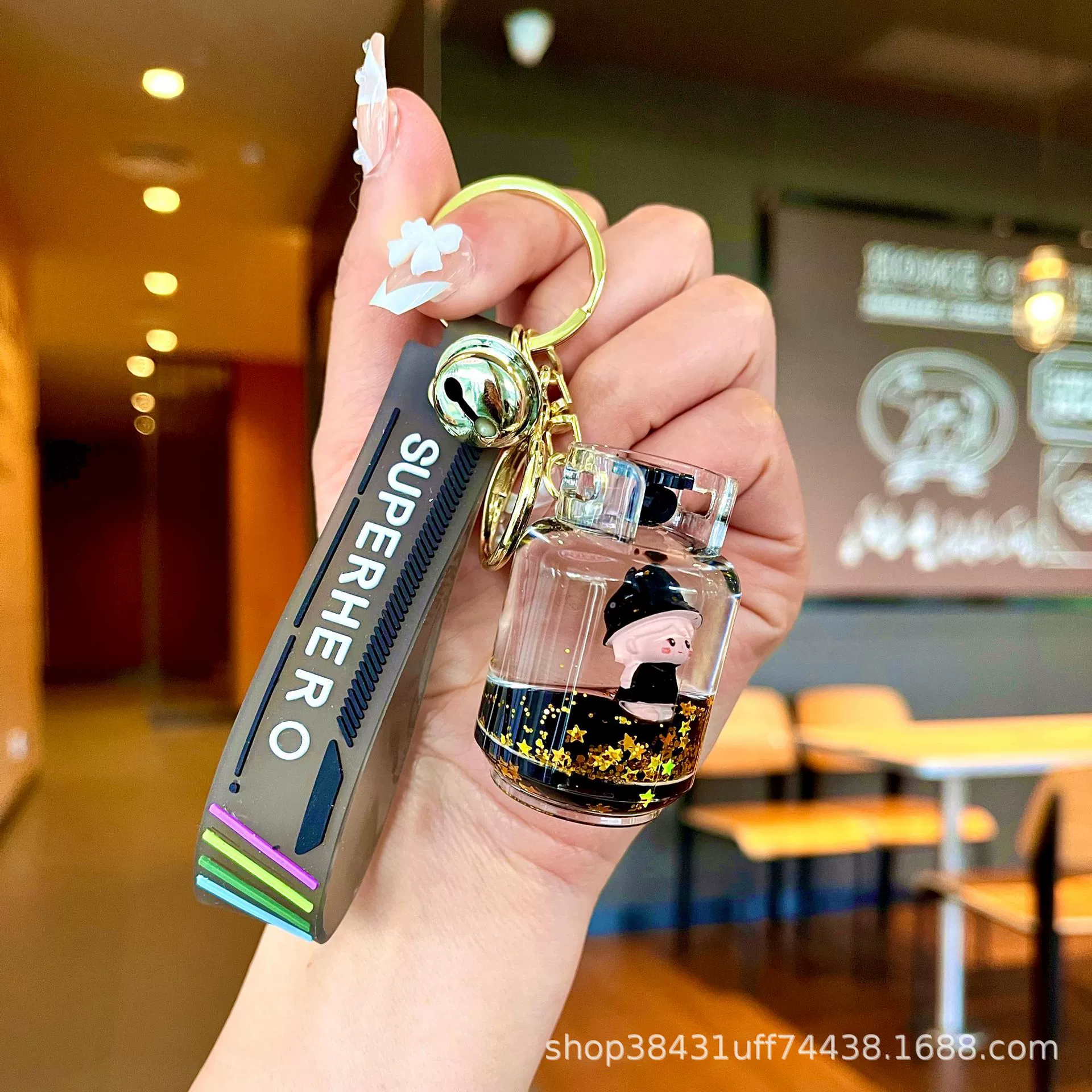 Acrylic keychain, pendant for keys