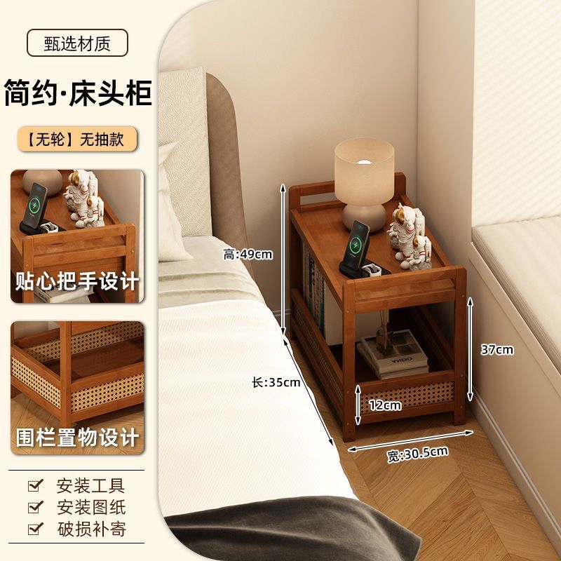 中古小推车零食收纳架餐厅客厅可移动茶几沙发侧边置物架家用桌子|undefined