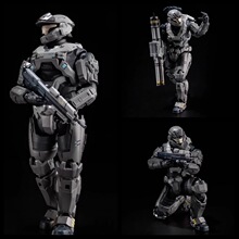 千值练光环 致远星 斯巴达B312贵族小队6号士官长 可动 盒装手办