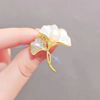 Crystal, universal retro swan from pearl, high-end brooch lapel pin, simple and elegant design, wholesale