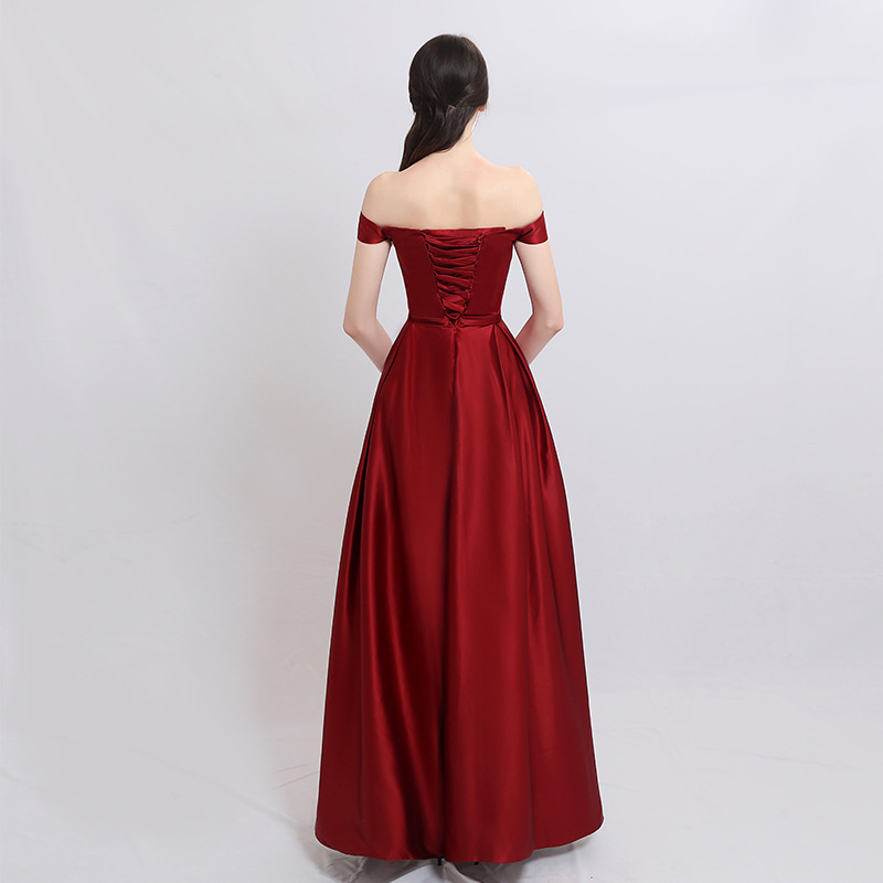 Comercio exterior Amazon AliExpress deseo de las mujeres vestido de noche vestido de novia noche simple vestido de noche largo