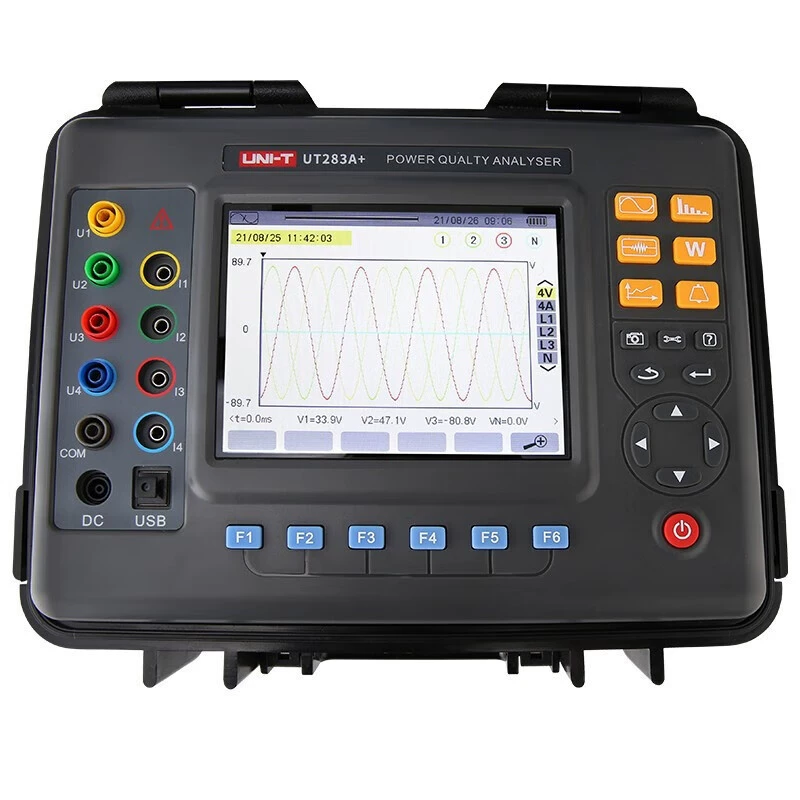 UNI-T анализатор качества электроэнергии UT283A Промышленный онлайн-монитор гармоник тестер