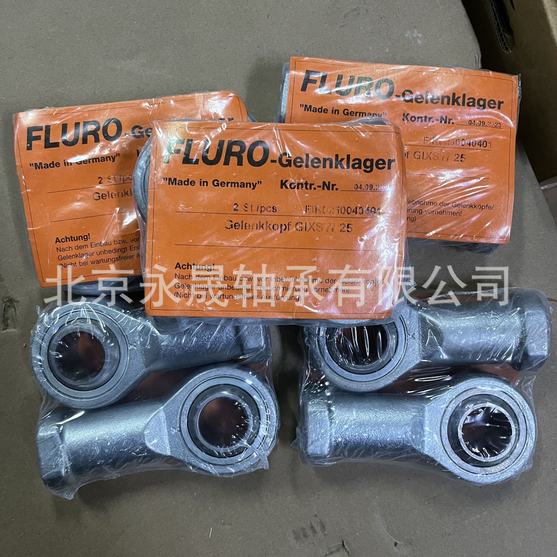 德国FLURO进口GIXSW25 GIXSW30内螺纹杆端关节轴承 全新正品价优