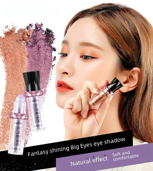 Cross-border foreign trade for Lingdian ball eye shadow powder fine mermaid Ji monochrome Pearl eye shadow glitter powder manufacturers