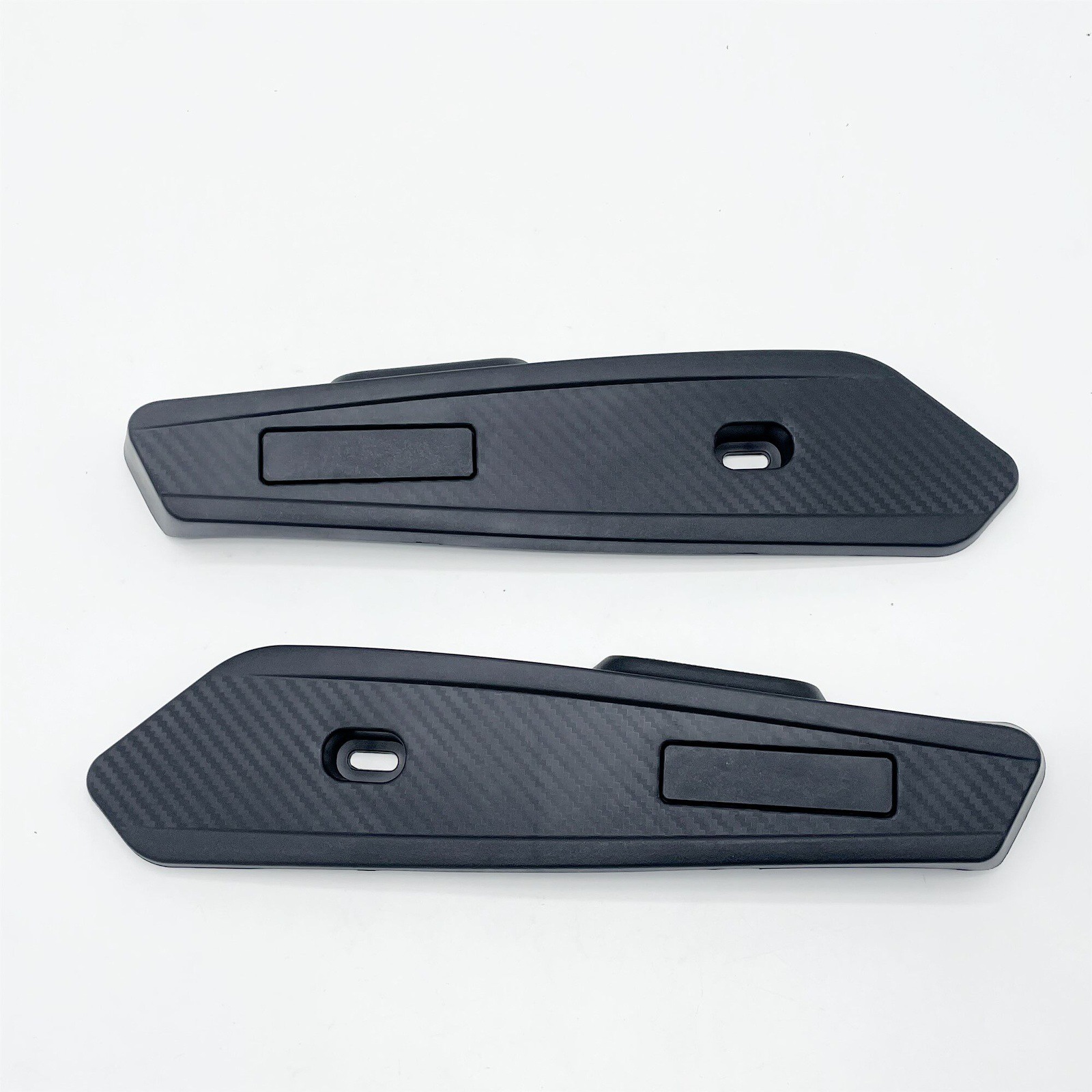 Electric Vehicle Flat Fork Guard Plate, Scooter Electric Vehicle Motor Side Decorative Panels, Universal Black Pp Material, Screws Included