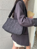 Brand small design nylon capacious one-shoulder bag for leisure, Korean style, trend of season