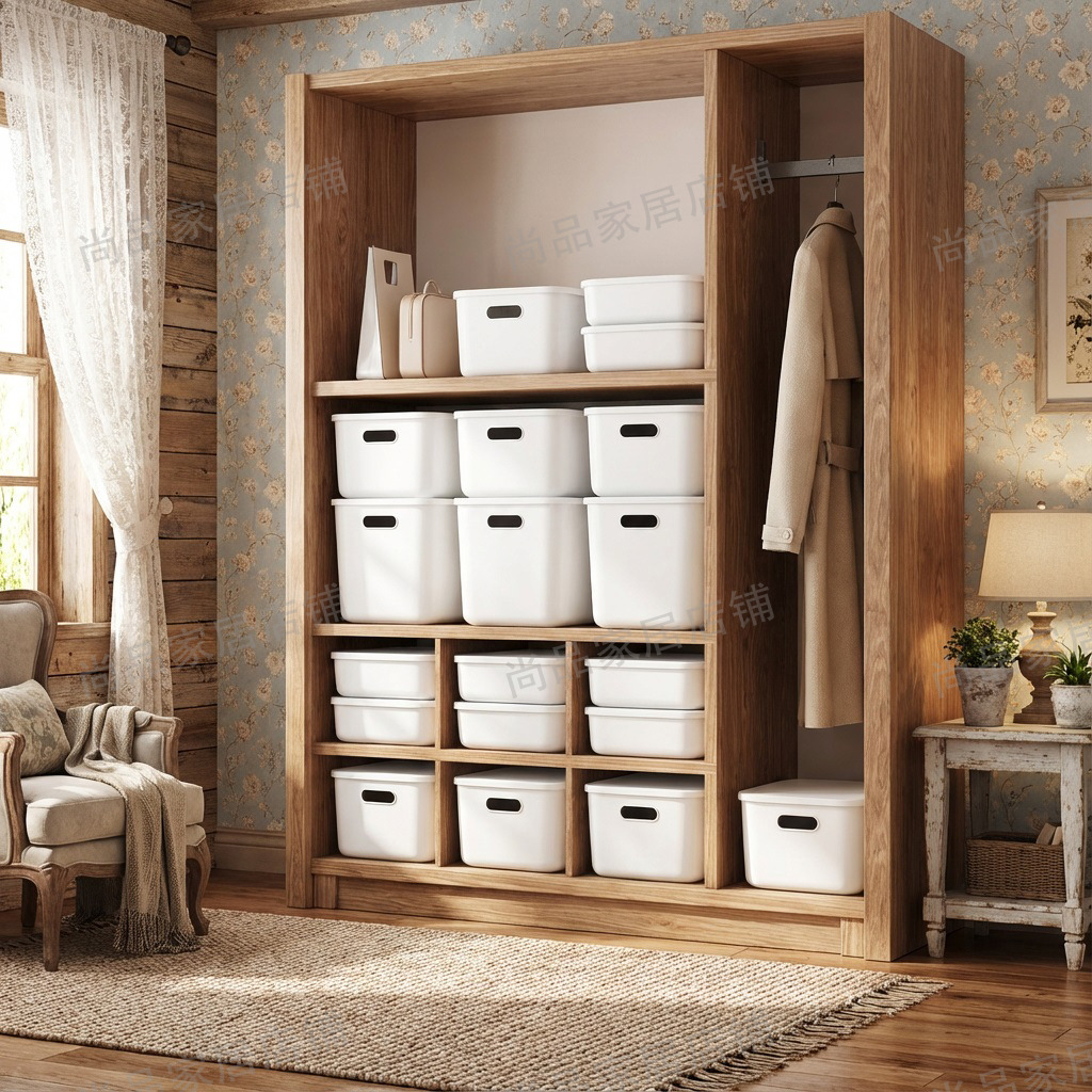 Storage Box Desktop Organization Living Room Snack Toy Storage Basket Kitchen Sundry Basket Rectangular Storage Box with Lid