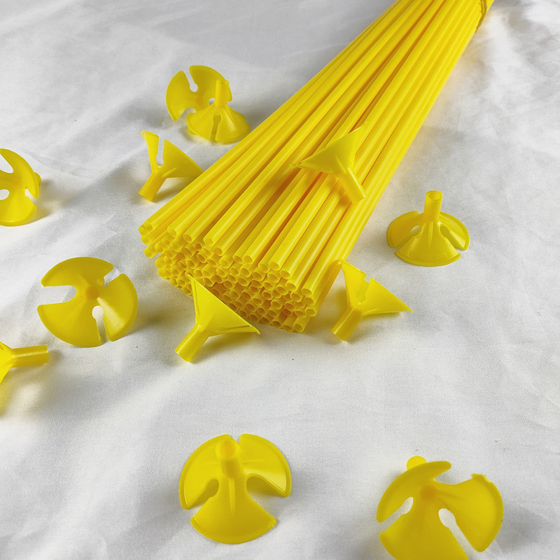 SKU4_黄色42厘米100杆子100拖