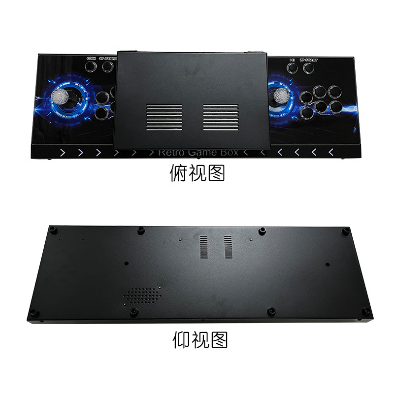 ホット贩売ダブルジョイスティック14インチポータブルアーケードパンドラテレビ格闘机レトロレトロゲーム机|undefined