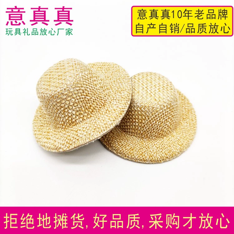 Мини-маленькая соломенная шляпа 10 комплектов кукольный домик красный зеленый синий розовый черный мини-декоративная шляпа
