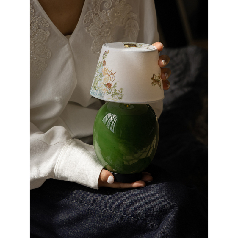 [Cross-Border] Table Lamp, Living Room Ambiance Light, Wizard of oz Style, New Color for Bedroom, Rechargeable, Vintage