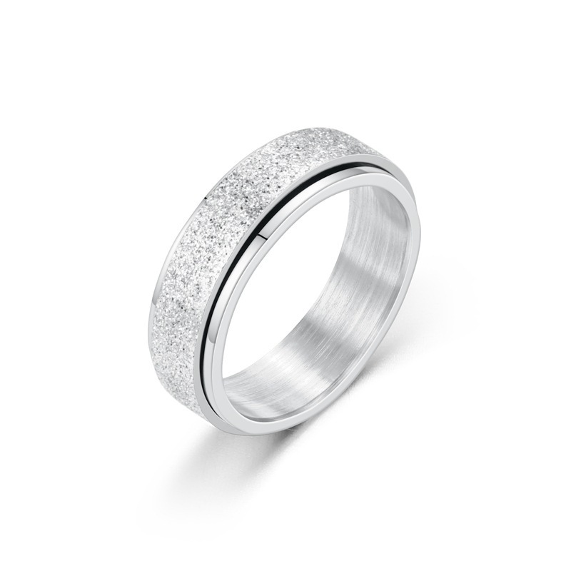 Drehbare Edelstahlringe Für Damen Und Herren Aus Edelstahl_voghion.com