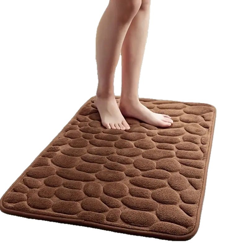 Transfronterizos venta caliente Amazon para alfombra de baño de coral alfombra de absorción de agua antideslizante alfombra de relieve puede ser un agente