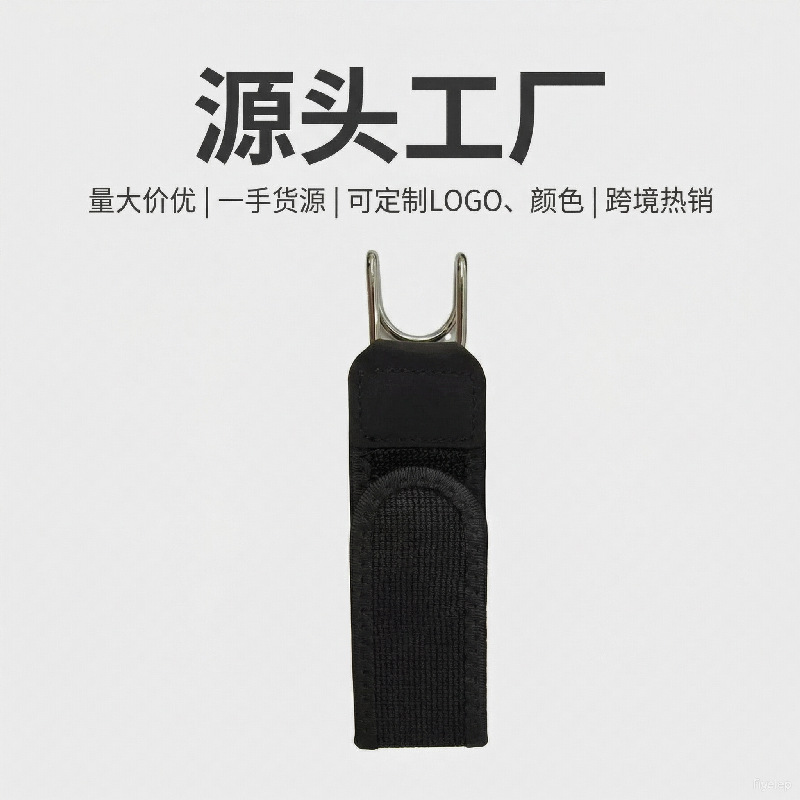 跨境热销便携腰带魔术贴可调节铁钩款懒人腰封弹性男女通用腰带扣