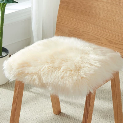 Aozun Pure Wool Chair Cushion, Wool pad