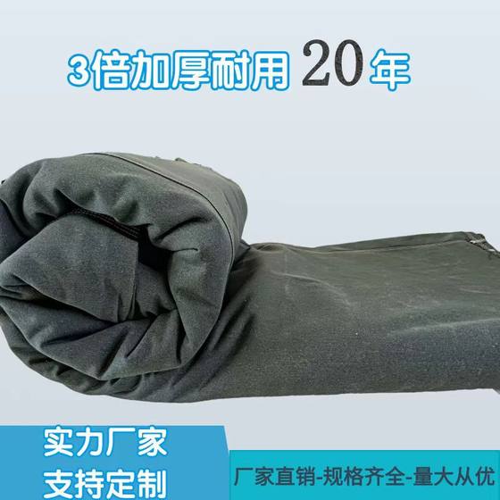 Green Thickeneded Wear-resistant Old Canvas Tarpaulin Rainproof and Cold-resistant Tarpaulin Truck Manufacturer Outdoor Car Cloth Tent Cloth