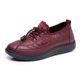 2023 New Old Beijing Cloth Shoes Women's Middle-aged and Elderly Mother Shoes Low Heeled Round Head Non-Slip-on Soft Sole Milk Shoes