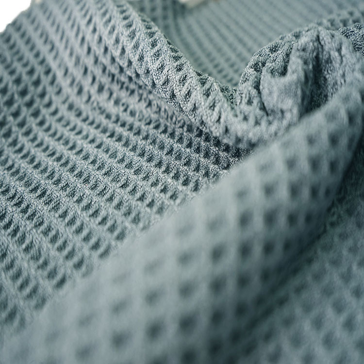 源头工厂定制吸水速干柔软涤锦大菠萝格海边沙滩巾浴巾面料