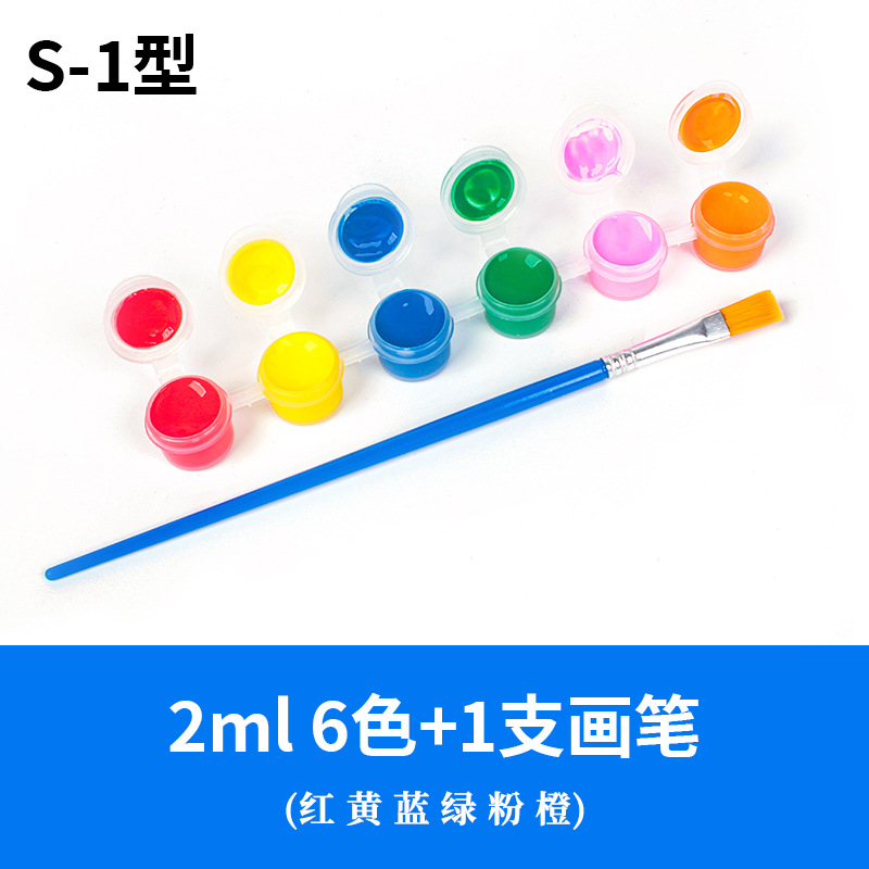 2 ml hex plaster doll graffiti watercolor paint handmade painting art starter paint strip batch