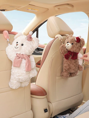 Car tissue box/set: tissue hanging bag