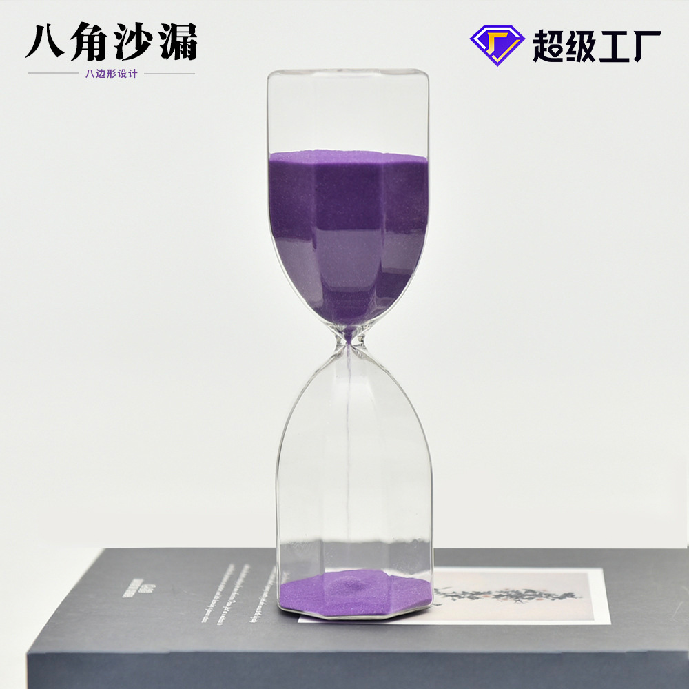 15 minutos reloj de arena de diamante de ocho ángulos decoración de escritorio de estilo europeo relojes de arena creativos regalos pequeños image 1
