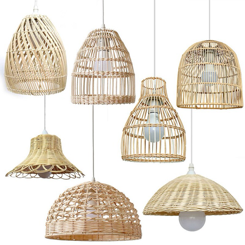 Cross-Border Hit Product: Southeast Asian Style Rattan Lampshade for Homestays, Hotels, Japanese Restaurants, Dining Rooms, and Tea Rooms, Creative Decorative Lampshade Cross-Border Hit Product: Southeast Asian Style Rattan Lampshade for Homestays, Hotels, Japanese Restaurants, Dining Rooms, and Tea Rooms, Creative Decorative Lampshade