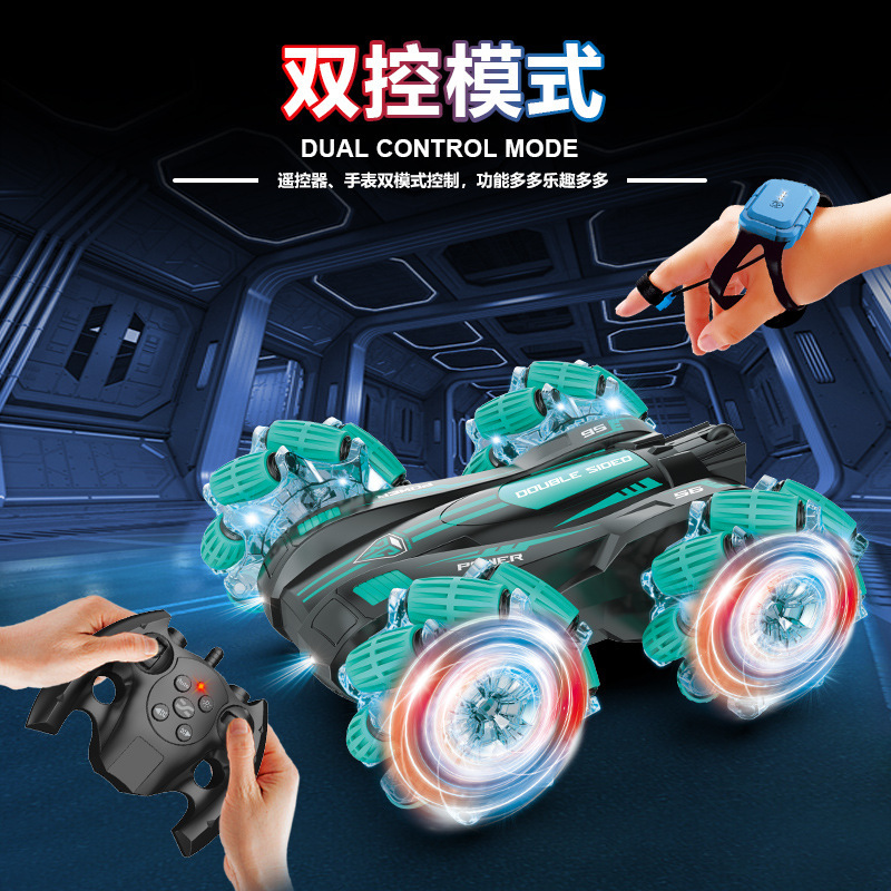 Cross-border double-sided rollover transparent wheel stunt car gesture induction electric remote control car drift off-road vehicle children's toys Cross-border double-sided rollover transparent wheel stunt car gesture induction electric remote control car drift off-road vehicle children's toys