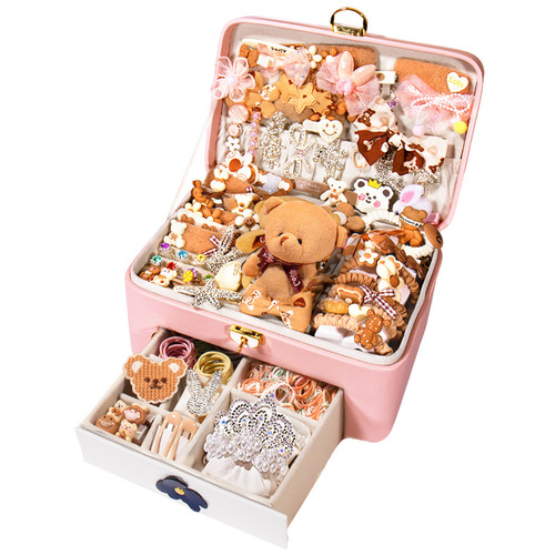 Children's hairpins, hairpins, hairbands, hairbands, girl's nail art stickers, hair accessories, baby clips, hairbands, princess storage and gift giving