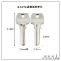 方形长方e-117k钥匙胚锁匙